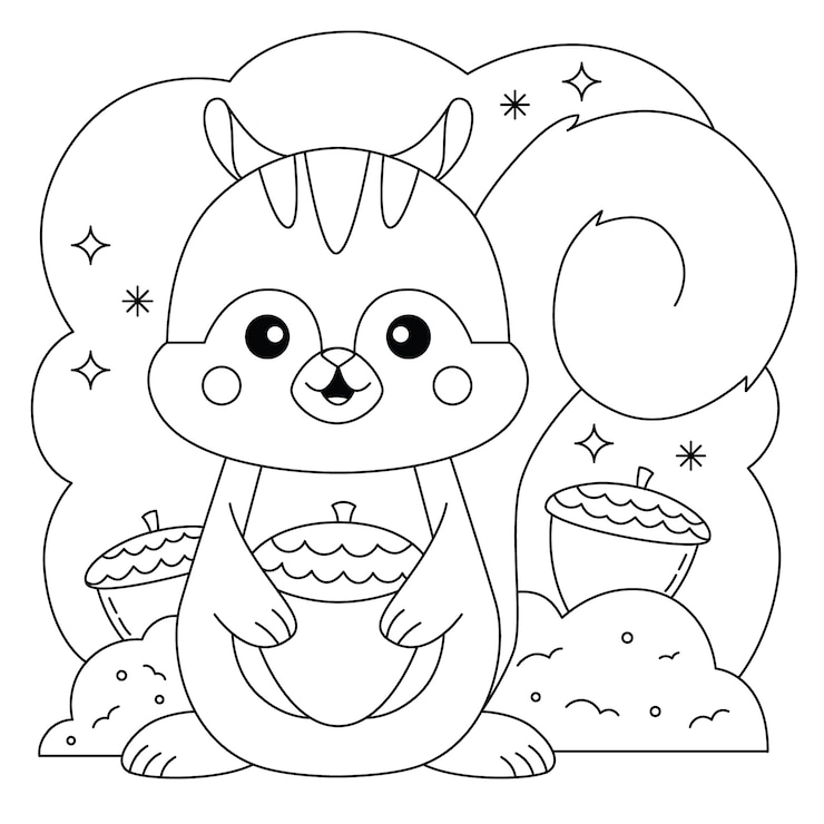 無料Vector 手描きのカワイイイラスト