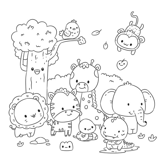 手描きカワイイイラスト