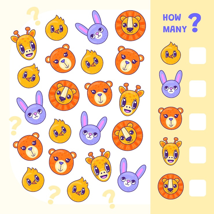 Free Vector hand drawn kids game illustration