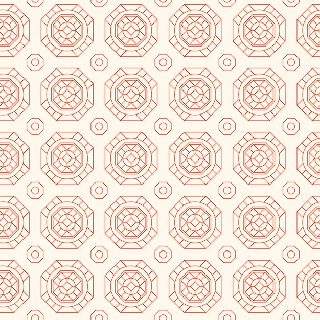 Hand drawn korean pattern