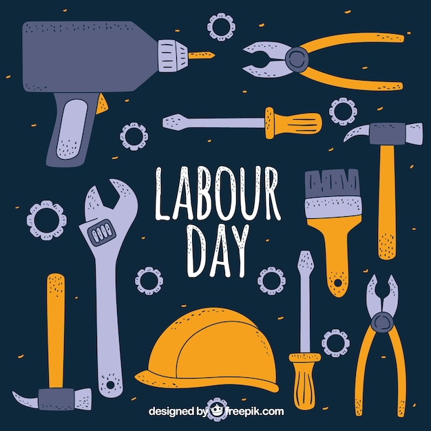 Details more than 134 labour day drawing easy seven.edu.vn