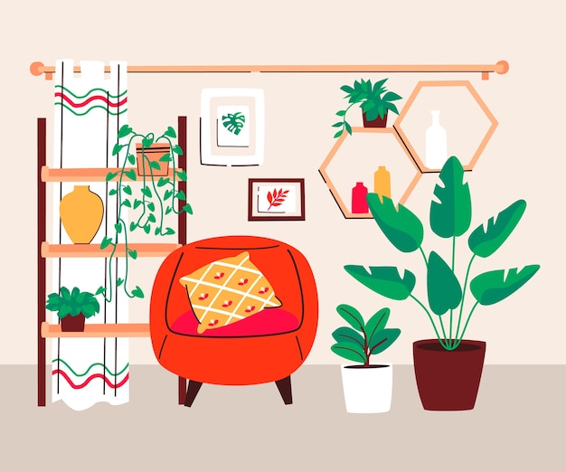 Free vector hand drawn lagom collection