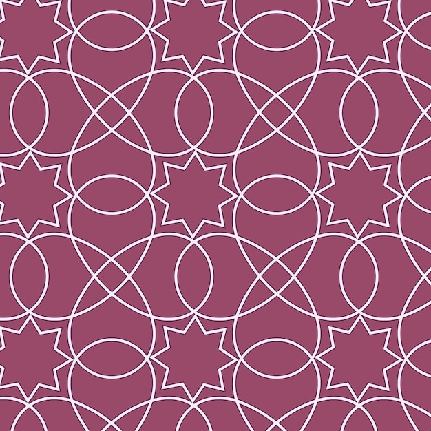 Hand drawn lattice pattern design