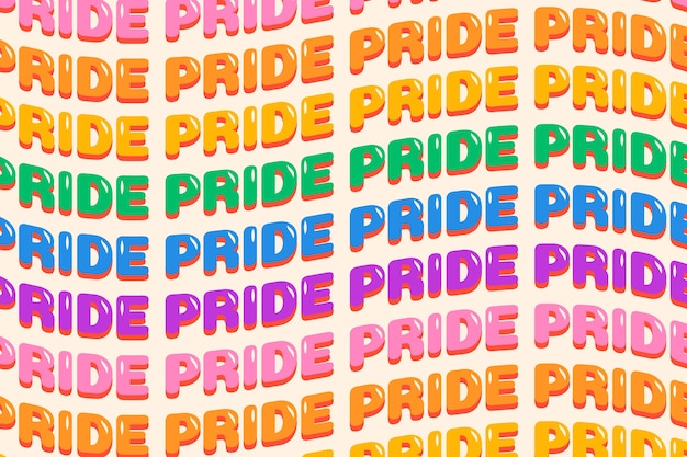 Free vector hand drawn lgbt pride background