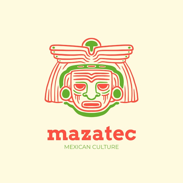 Hand drawn mexico logo design