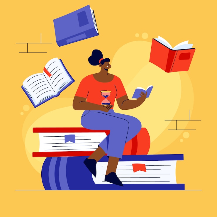 Hand drawn microlearning illustration