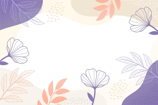 Hand Drawn Minimal Background – Free Vector Templates