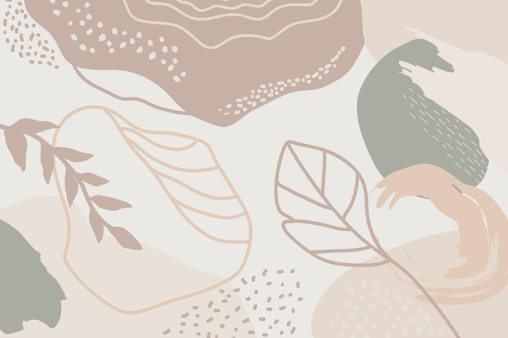 Free Vector hand drawn minimal background