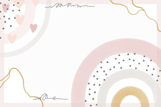 Hand drawn minimal background