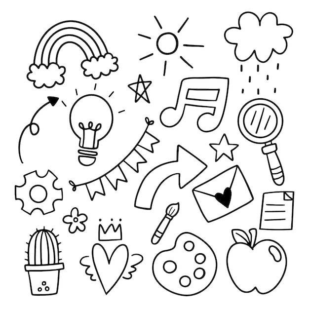 Doodle clipart Vectors & Illustrations for Free Download