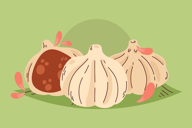 Hand drawn modak illustration