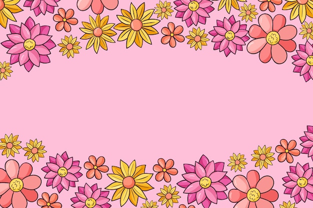 Free vector hand drawn mothers day background