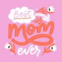 Free vector hand drawn mothers day concept