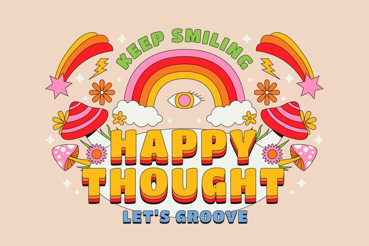 Free Vector hand drawn mushroom lettering design