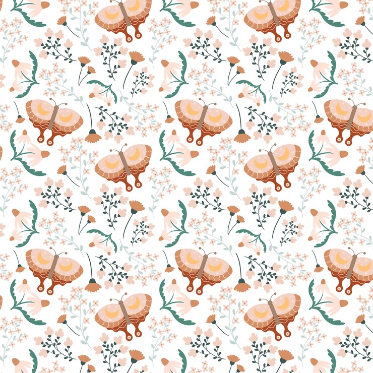 Free Vector hand drawn muted colors pattern design