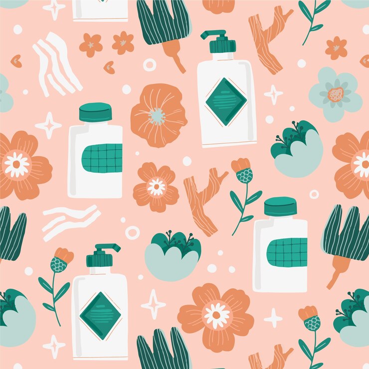 Free Vector hand drawn muted colors pattern design