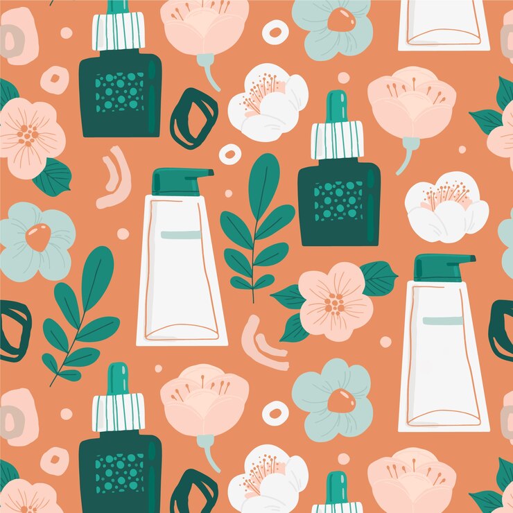 Free Vector hand drawn muted colors pattern design