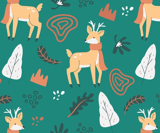 Free vector hand drawn muted pattern illustration