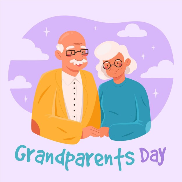 Hand drawn national grandparents' day