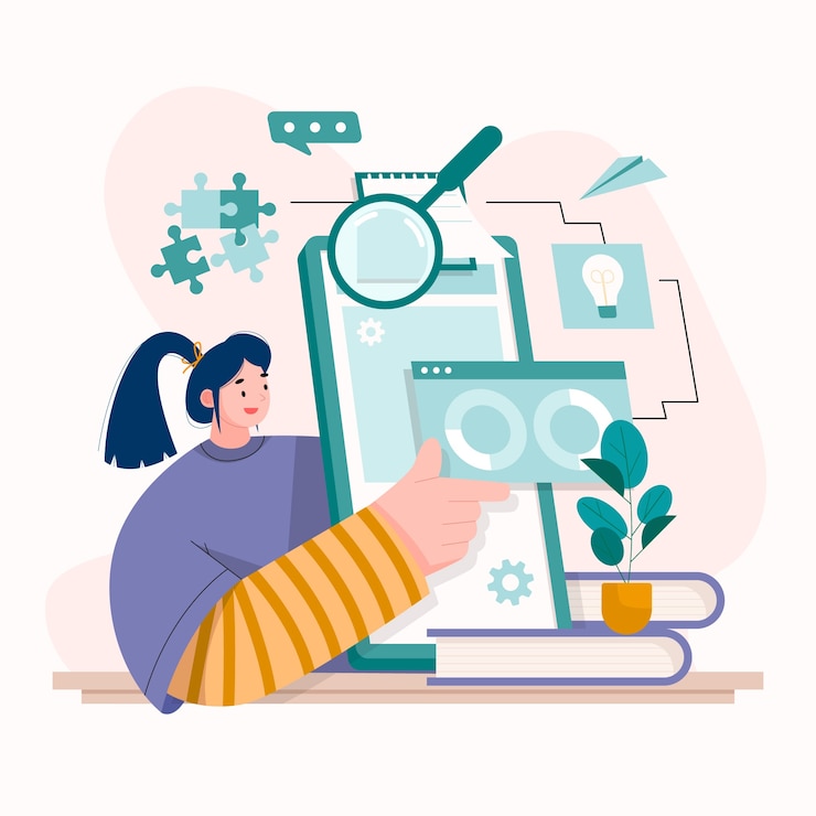 Free Vector hand drawn neuroeducation illustration