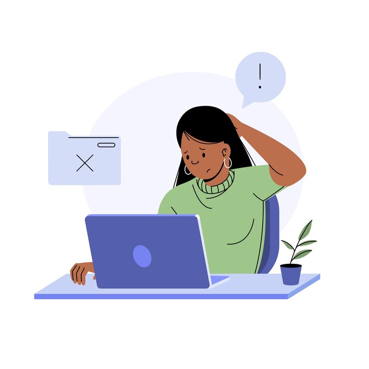 Free Vector hand drawn no data illustration