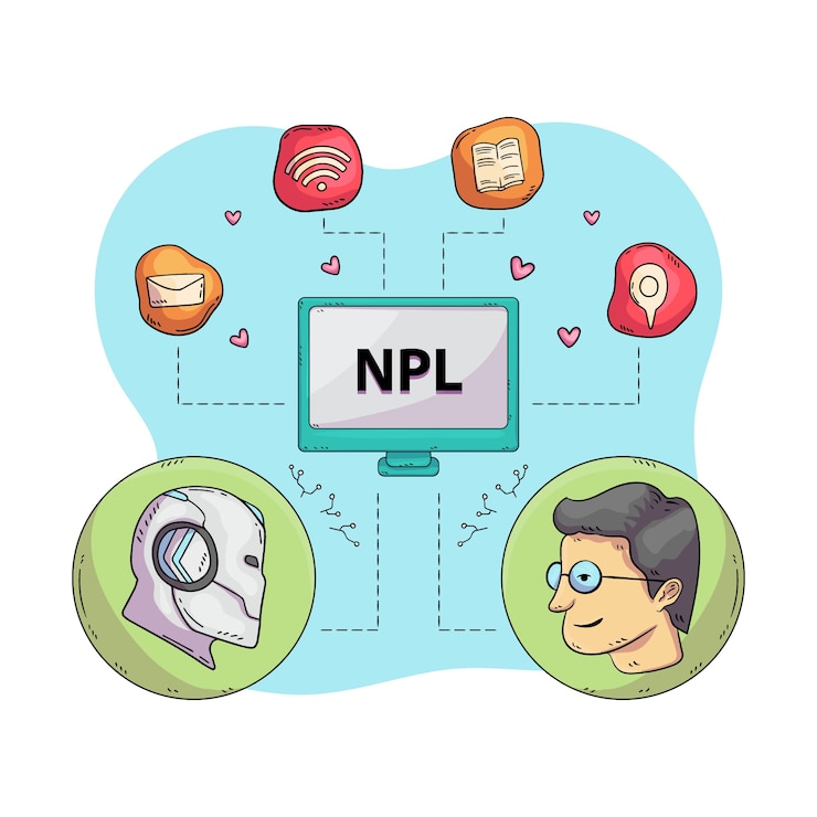 Free Vector hand drawn npl illustration