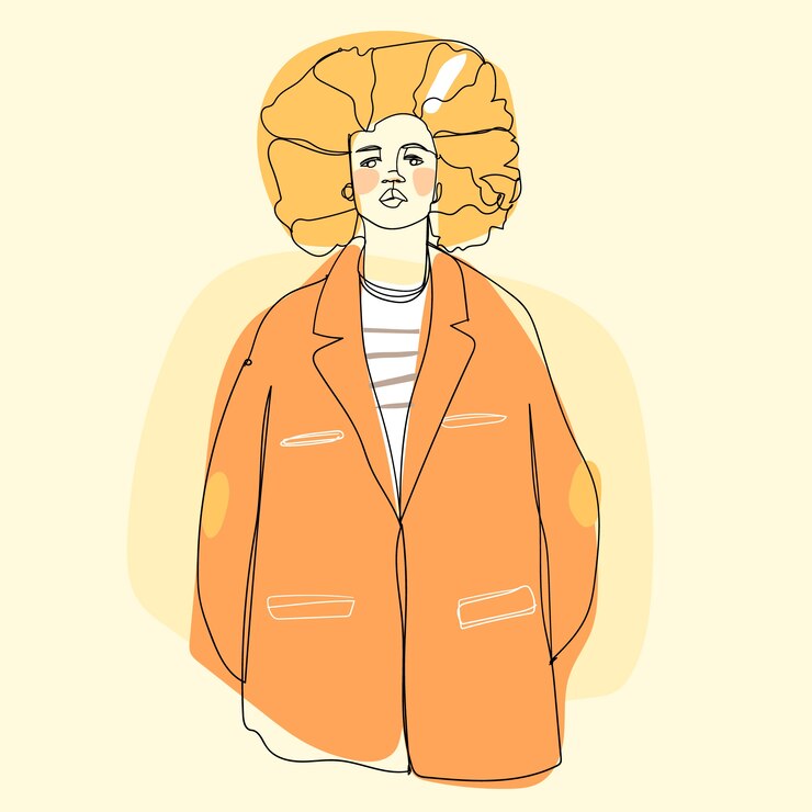 무료 Vector 손으로 그린 한 라인 아트 그림