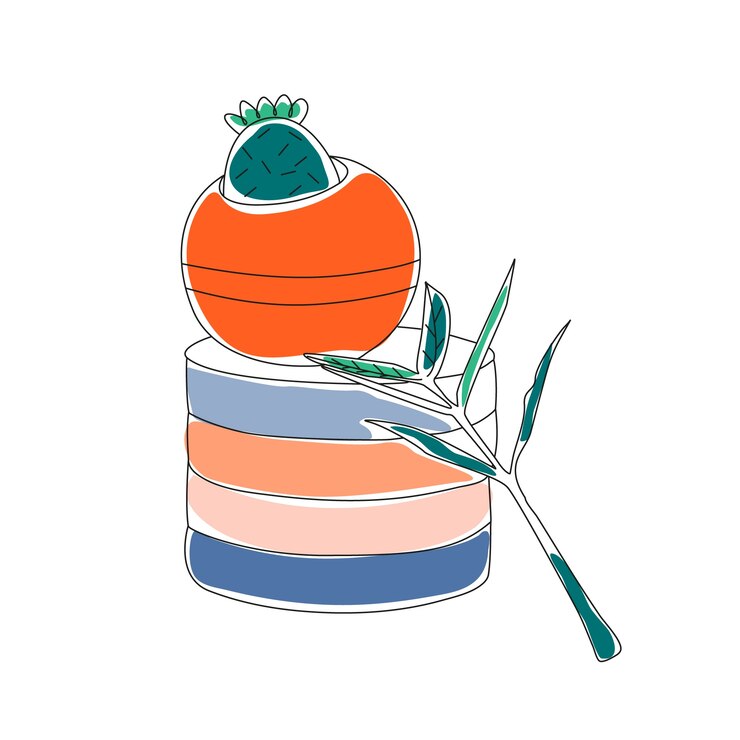 무료 Vector 손으로 그린 한 라인 아트 그림