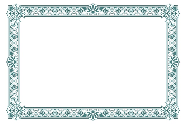 Free vector hand drawn ornament borders