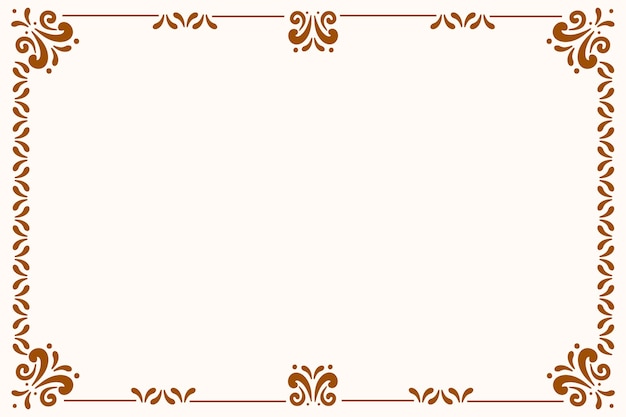 Free vector hand drawn ornament borders