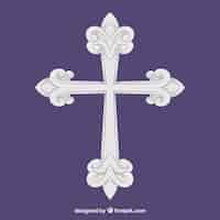 Free vector hand drawn ornamental cross