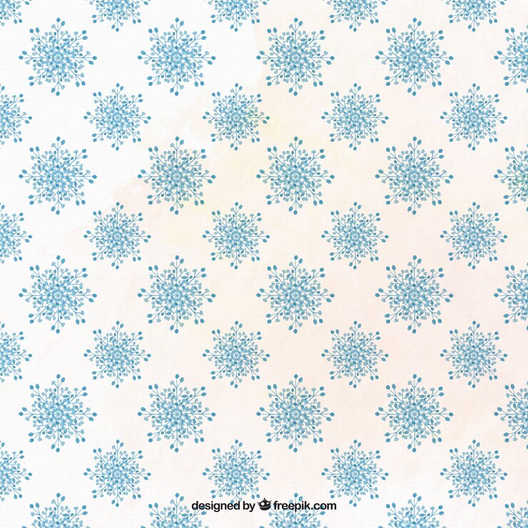 Free Vector  hand drawn ornamental floral pattern