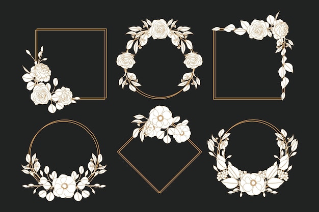 Free vector hand drawn ornamental frame