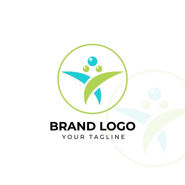 hand drawn ozone therapy logo