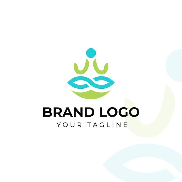 Free vector hand drawn ozone therapy logo