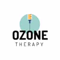 Free vector hand drawn ozone therapy logo