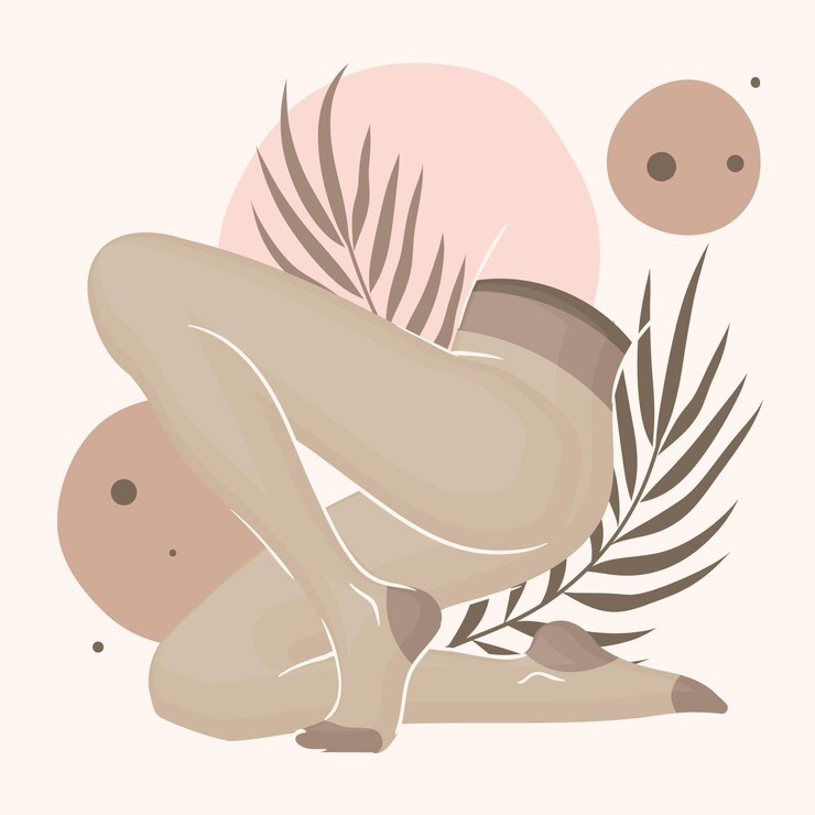 Free Vector hand drawn pantyhose tights illustration