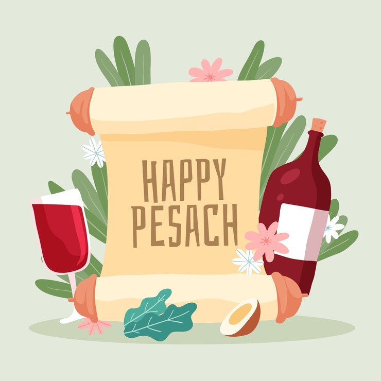 Free Vector hand drawn passover concept