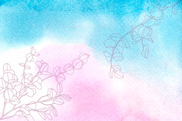 Free vector hand drawn pastel background