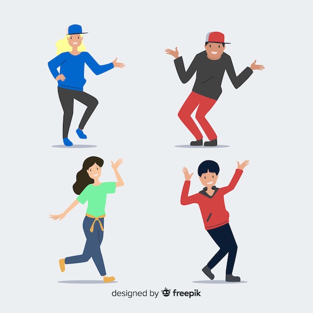 hand drawn people dancing pack