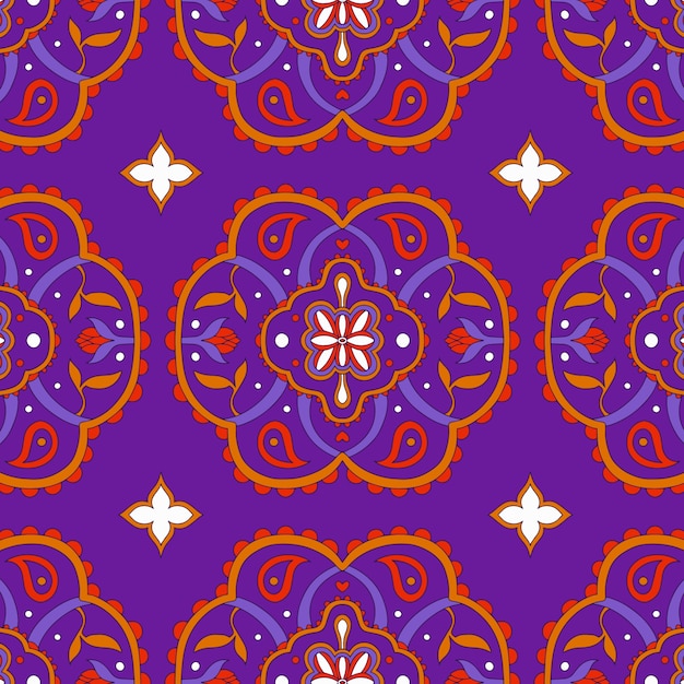 Hand drawn persian carpet pattern