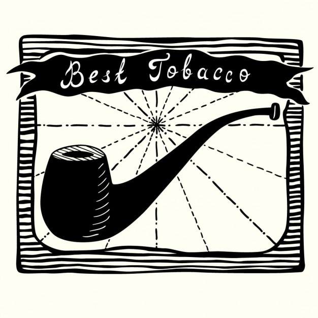 Free vector hand drawn pipe