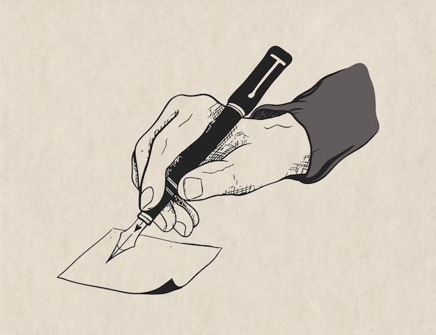 Free vector hand drawn poetry illustration