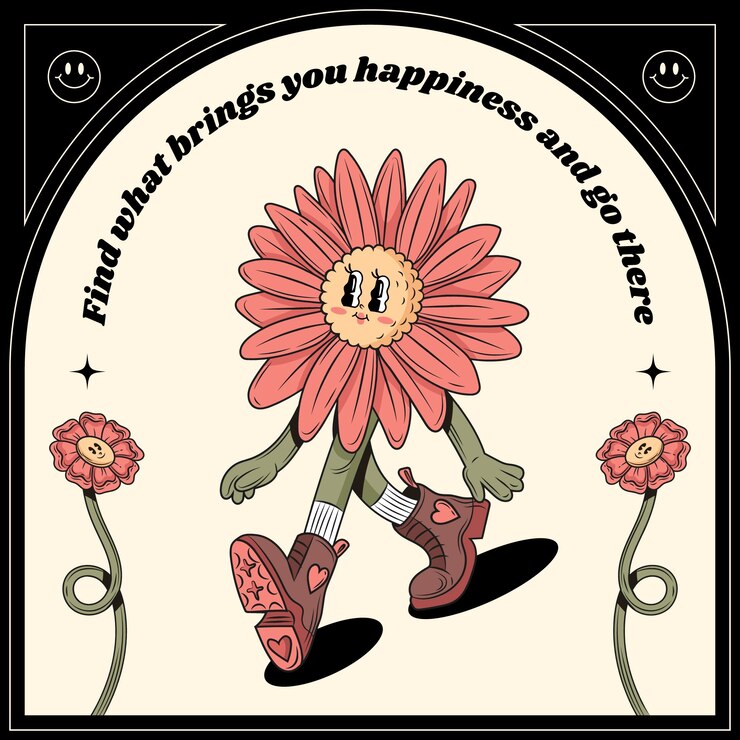 Free Vector hand drawn positive vibes illustration
