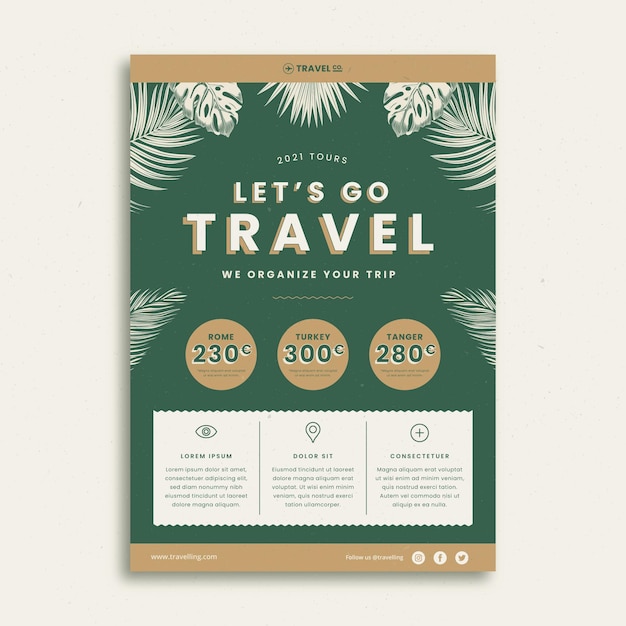 hand drawn poster template