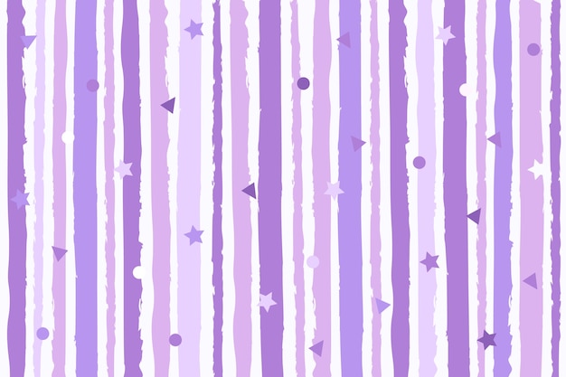 Free vector hand drawn purple striped background