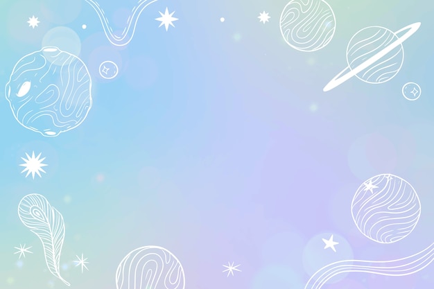 Free vector hand drawn rainbow glitter background