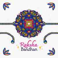 Free vector hand drawn raksha bandhan illustration