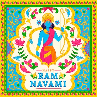 Hand drawn ram navami event