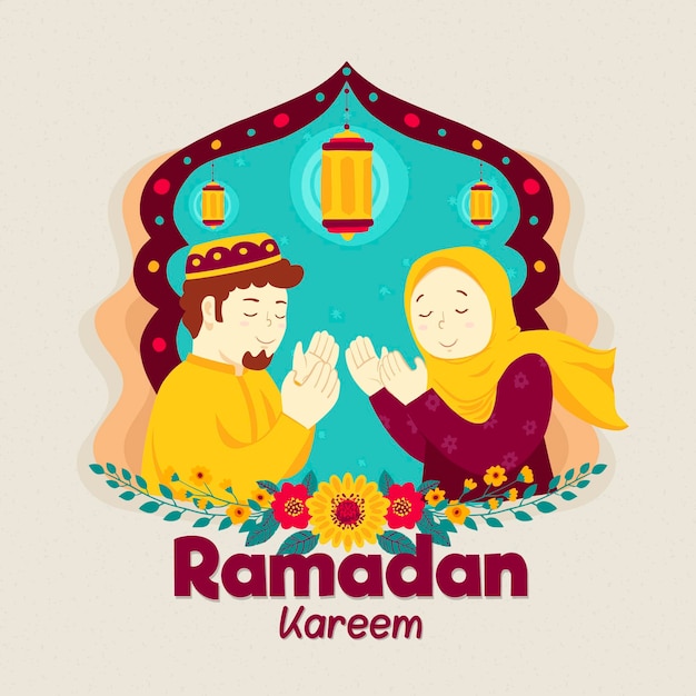 Free vector hand drawn ramadan illustration